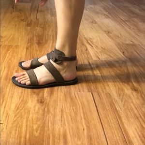 Free People brown suede sandals